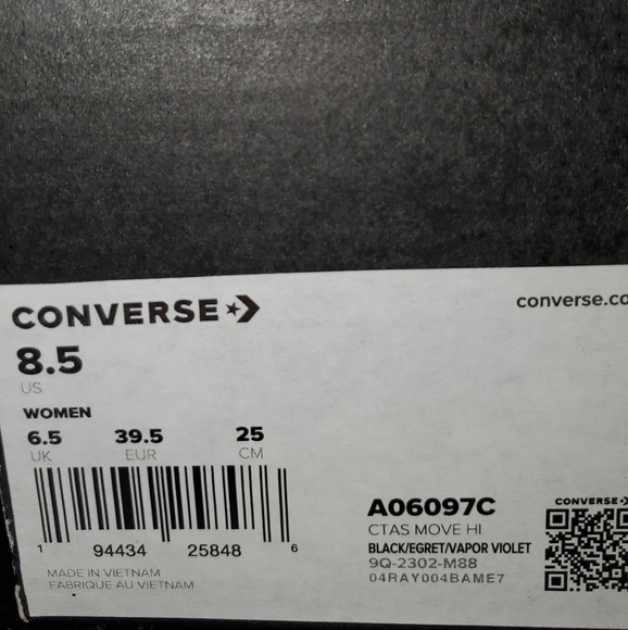 CONVERSE CTAS Move Hi Platform DIY Beads Women's Sz / A06097C - Picture 10 of 10